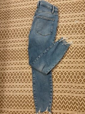 Women's Good American Light Blue High-Rise Skinny Jeans